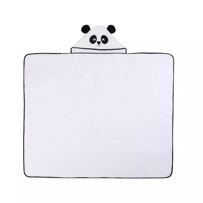 Rankšluostis kūdikiui 3D su gobtuvu ANIMAL-Lamb