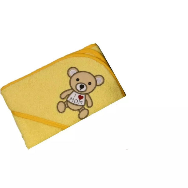 Rankšluostis kūdikiui su gobtuvu BEAR