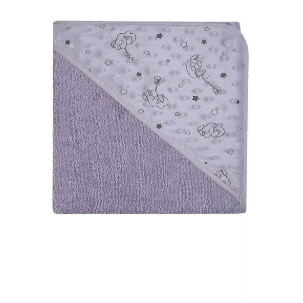 Rankšluostis kūdikiui su gobtuvu Duet Baby Grey