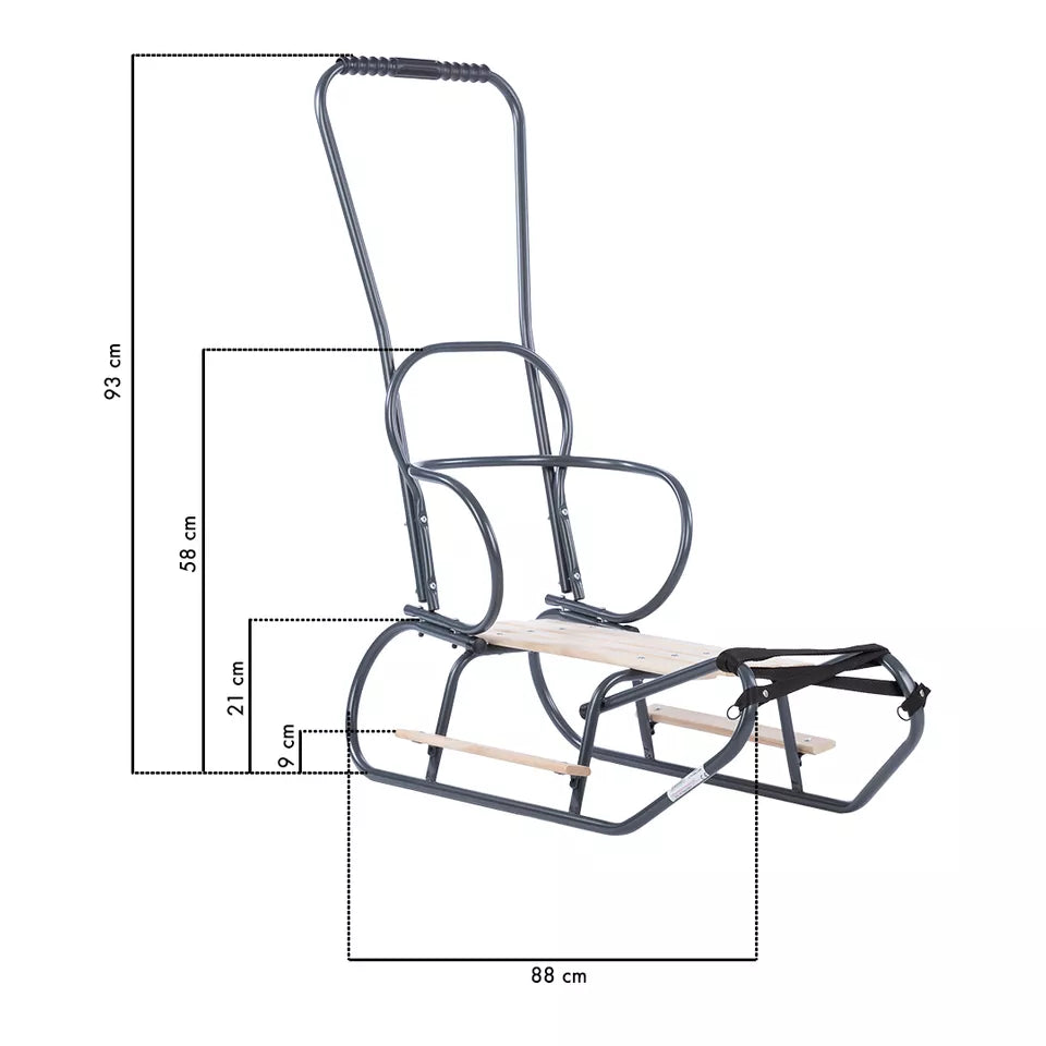Rogės metalinės su pakojukais  ATIX Grey