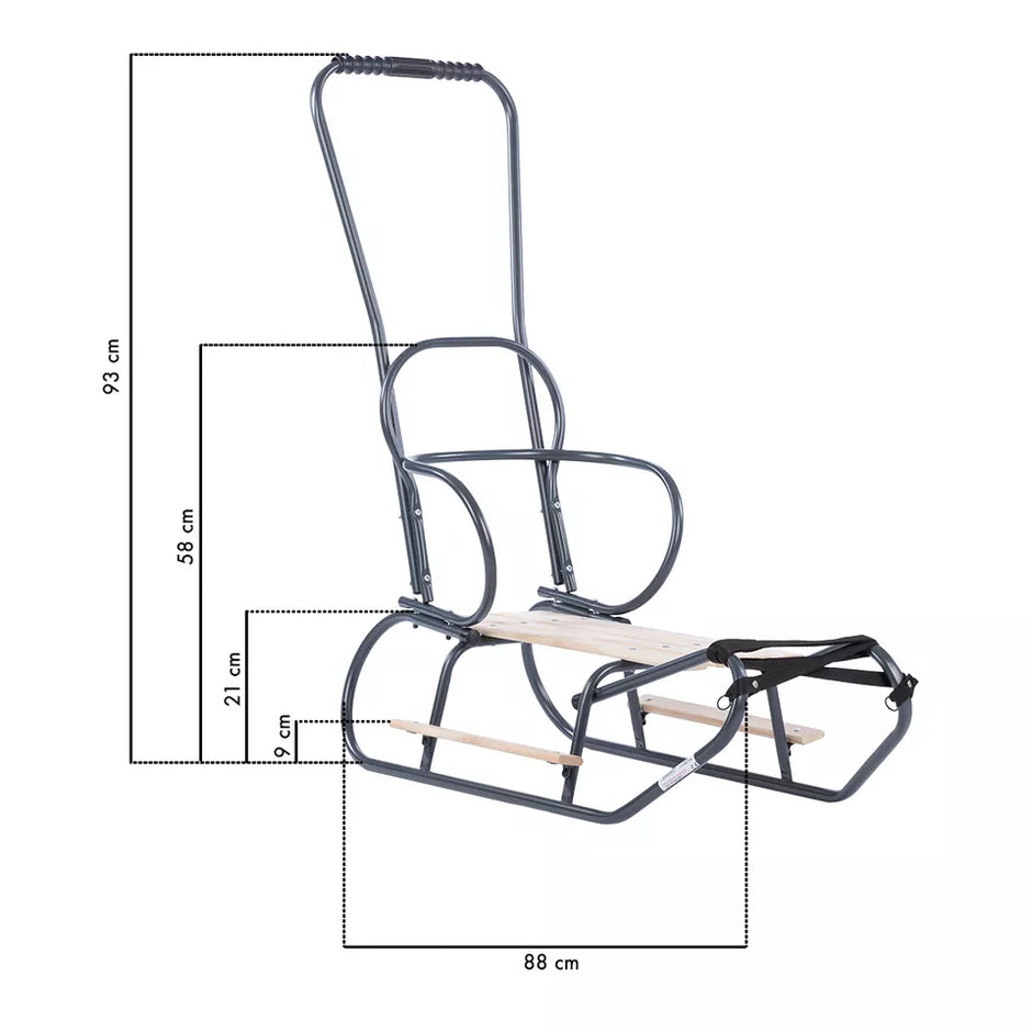 Rogės metalinės su pakojukais  ATIX Grey