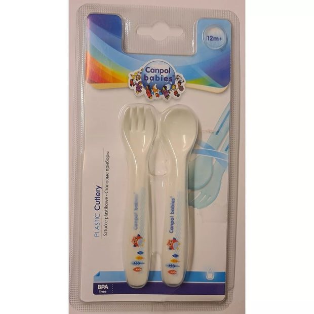 ⭐Šaukštelis ir šakutė Canpol OWL