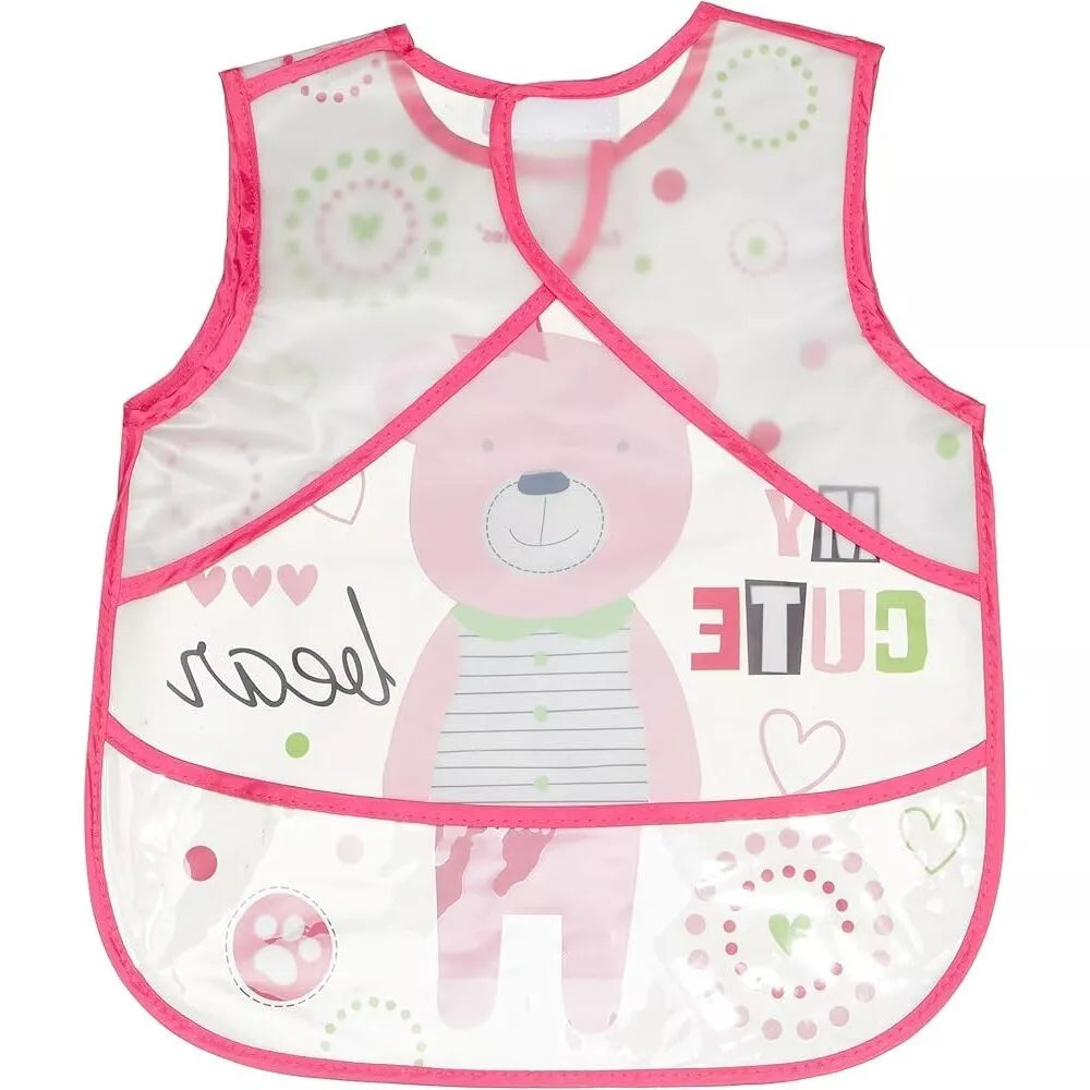 Seilinukas-prijuostė su kišene Canpol 9/236 Pink