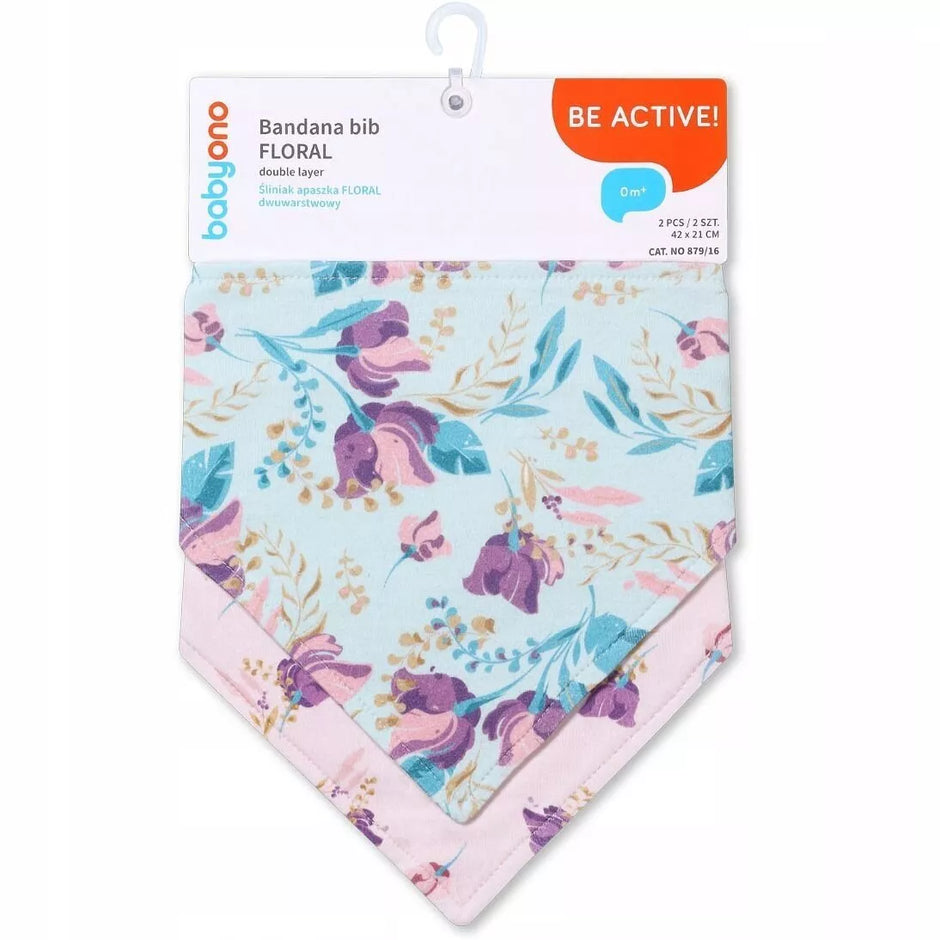 Seilinukas-šalikas BabyOno FLARAL 2 vnt, 879/16
