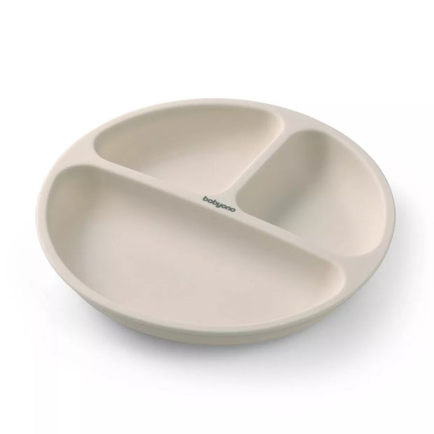 Silikoninė lėkštė su siurbtuku ir skyriais BabyOno 1482/04
