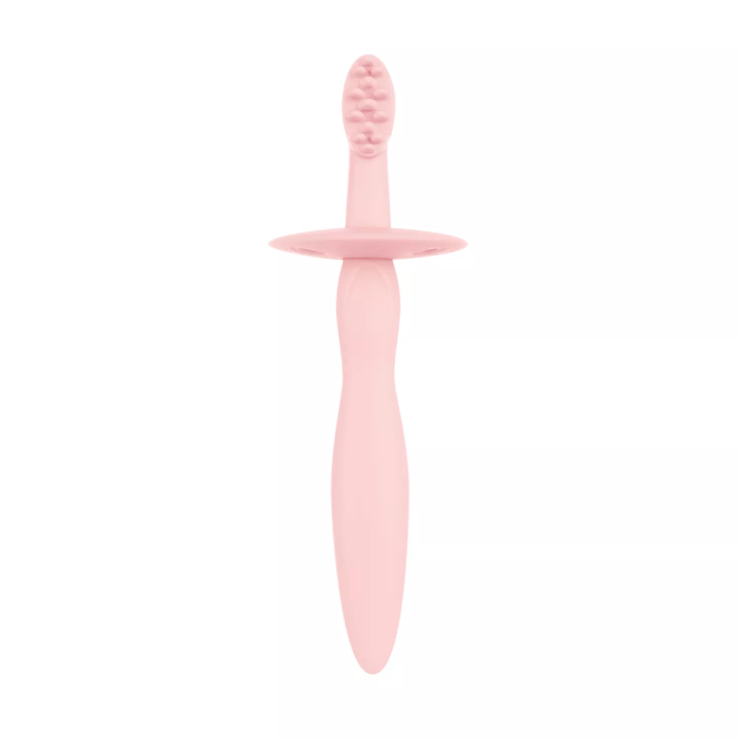 Silikoninis dantų šepetėlis su kramtuku ir skydeliu Canpol 51/500