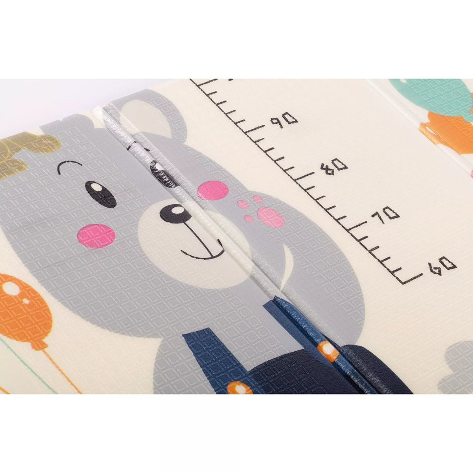 Sulankstomas, dvipusis putplasčio kilimėlis BEAR & ROAD