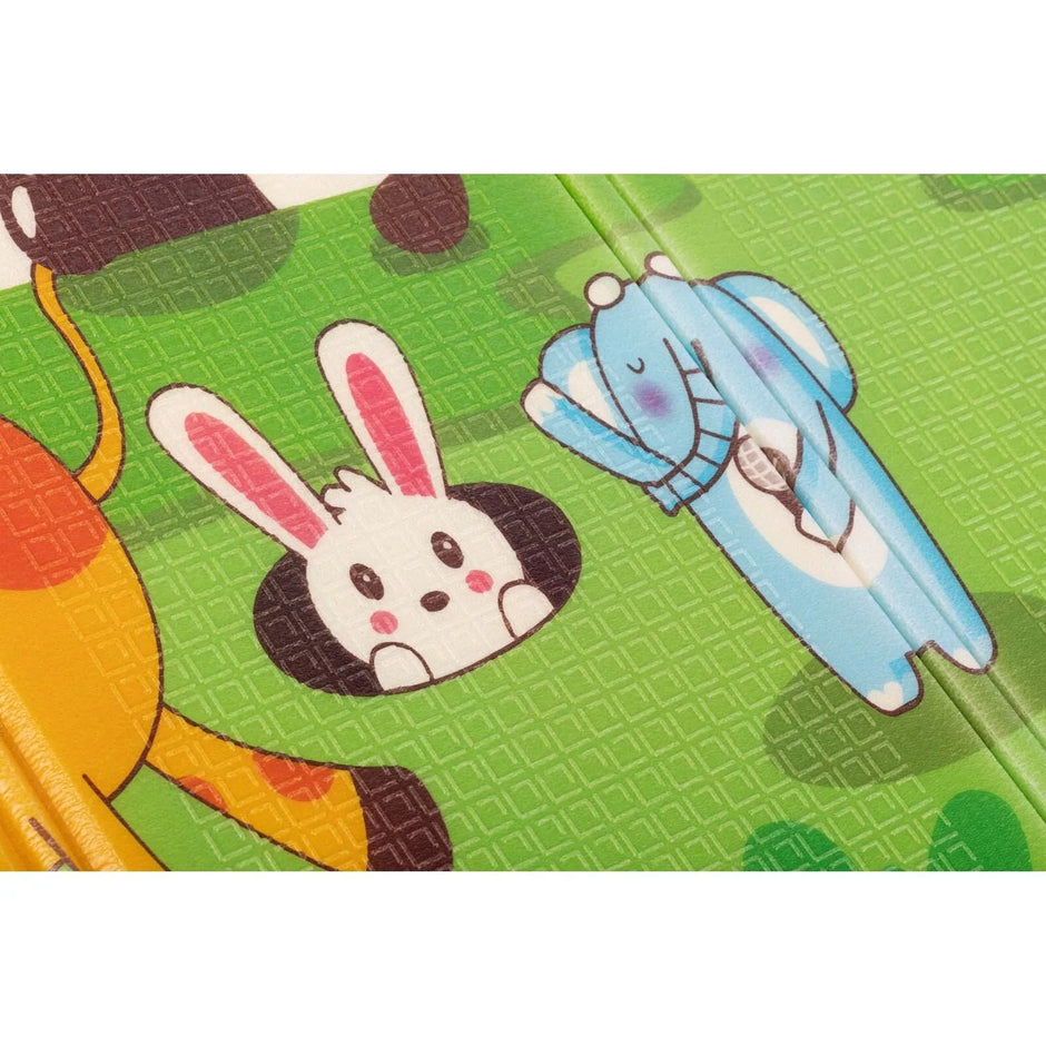 Sulankstomas, dvipusis putplasčio kilimėlis GIRAFFE & ANIMALS