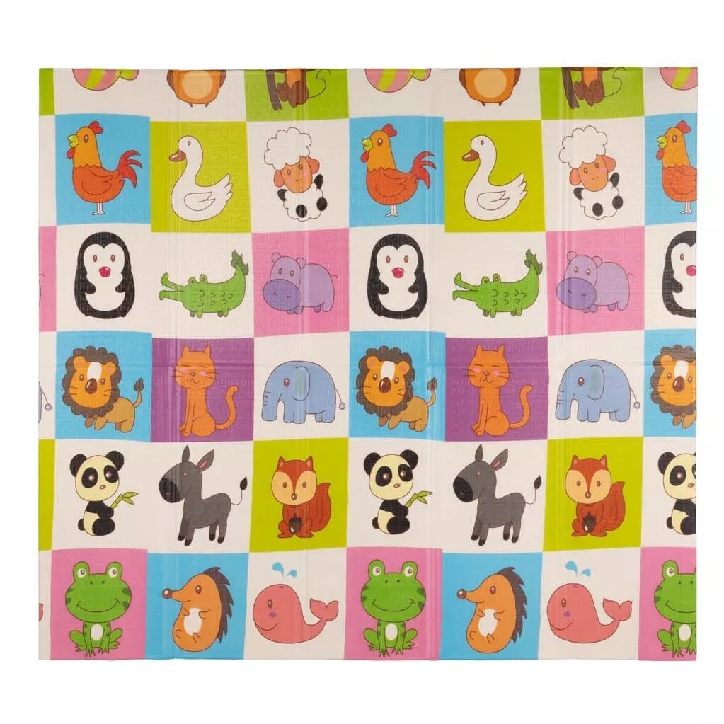 Sulankstomas, dvipusis putplasčio kilimėlis GIRAFFE & ANIMALS