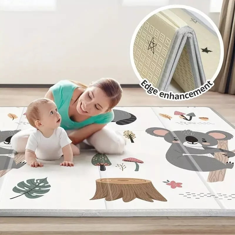 Sulankstomas, dvipusis putplasčio kilimėlis KOALA