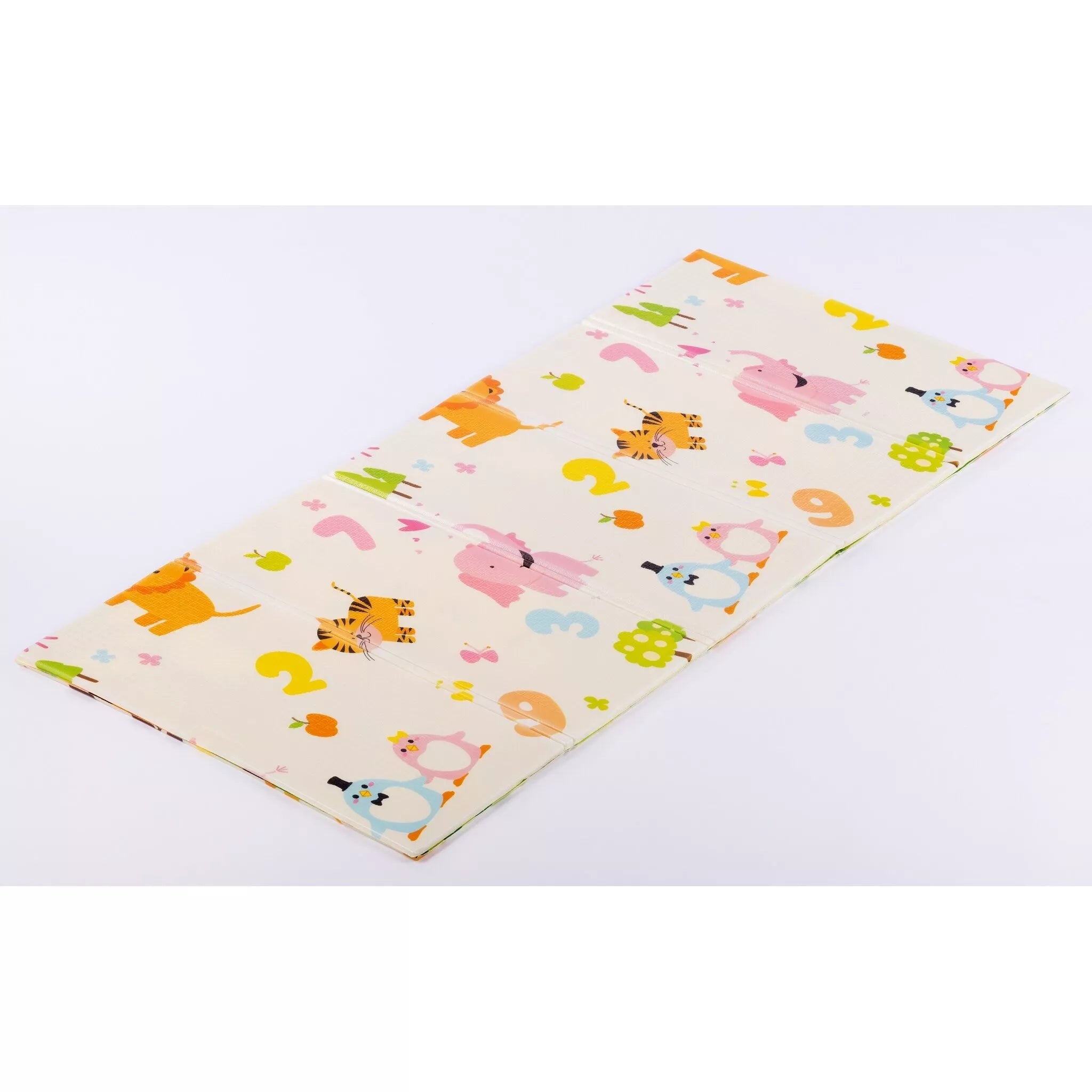 Sulankstomas, dvipusis putplasčio kilimėlis NUMBERS & GIRAFFE