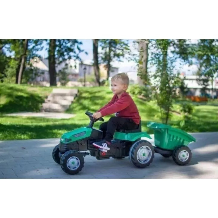 Traktorius minamas su priekaba PILSAN Green