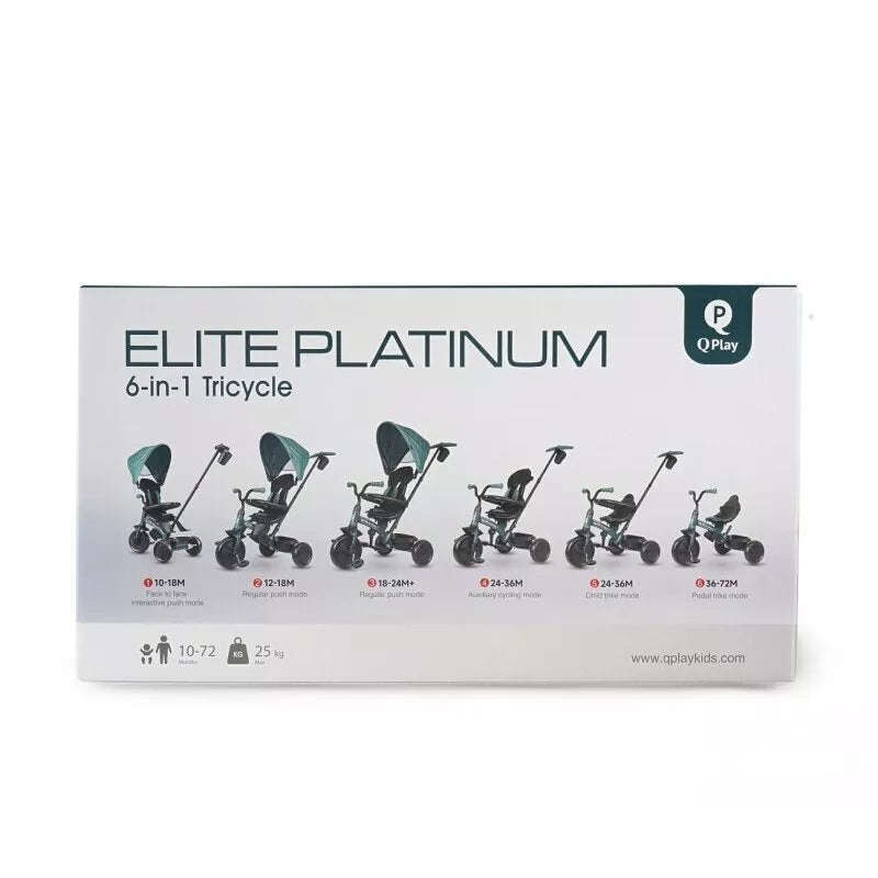Triratukas QPlay 6in1 ELITE PLATINUM Grey