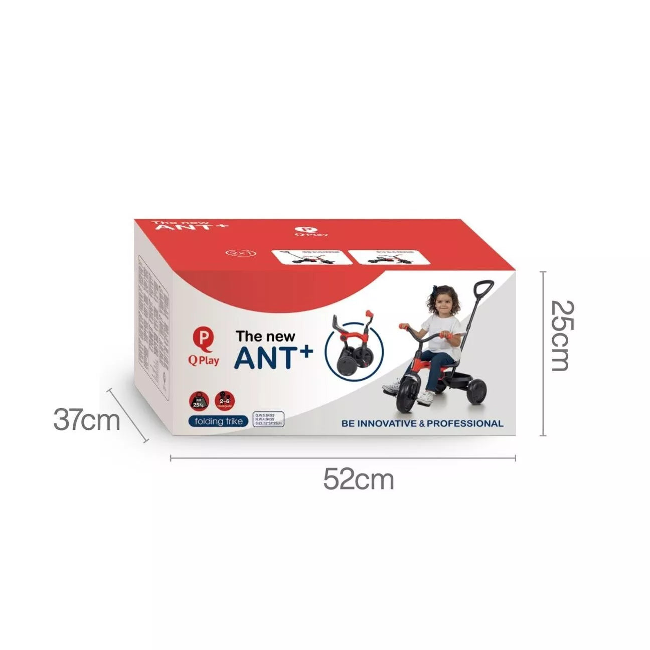 Triratukas QPlay ANT PLUS Sky Blue