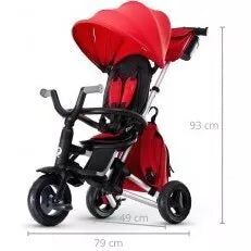 Triratukas sulankstomas  QPlay  NOVA+Rubber Red