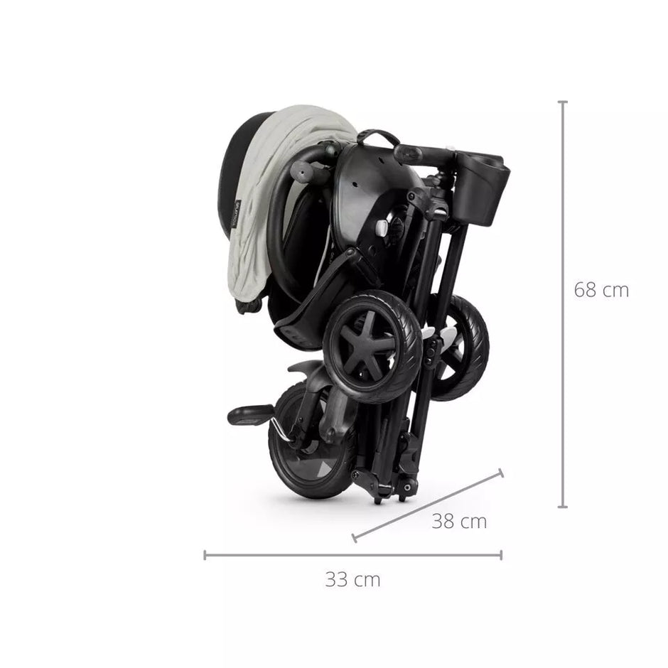 Triratukas sulankstomas  QPlay NOVA NIELLO Grey