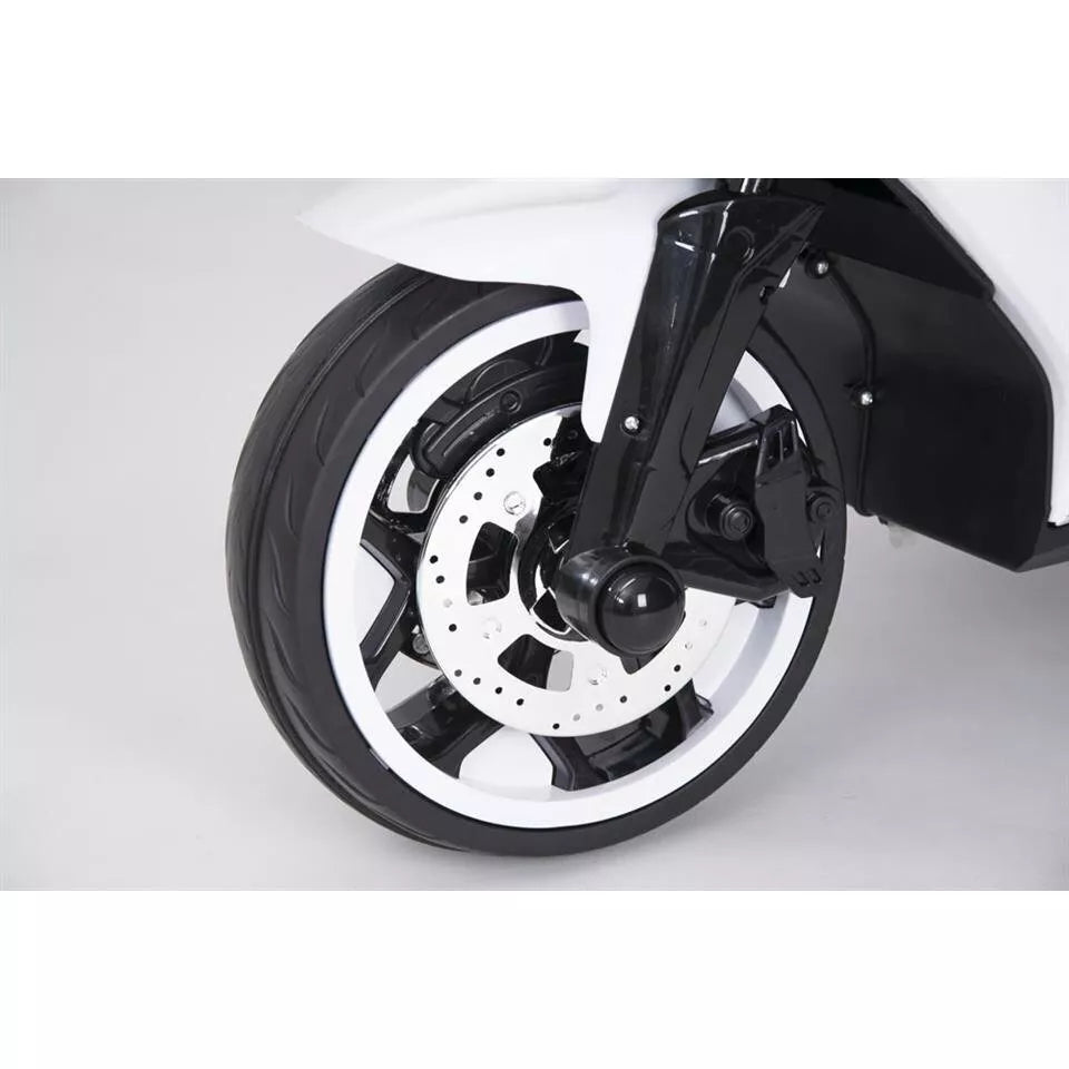 Vaikiškas elektrinis motociklas 01200ST-6V, White