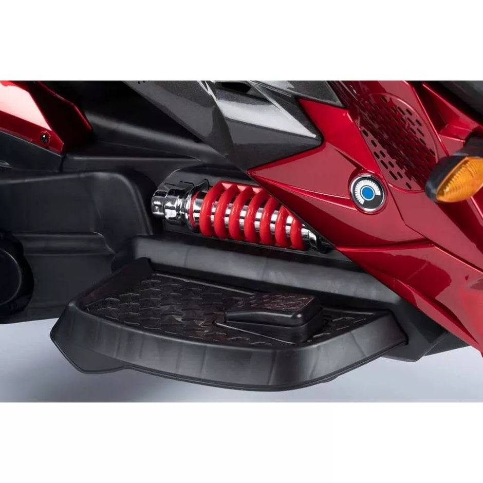 Vaikiškas elektrinis motociklas T1500-12V-EVA -Lakuotas, Blue