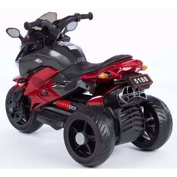 Vaikiškas elektrinis motociklas T1500-12V-EVA -Lakuotas, Red