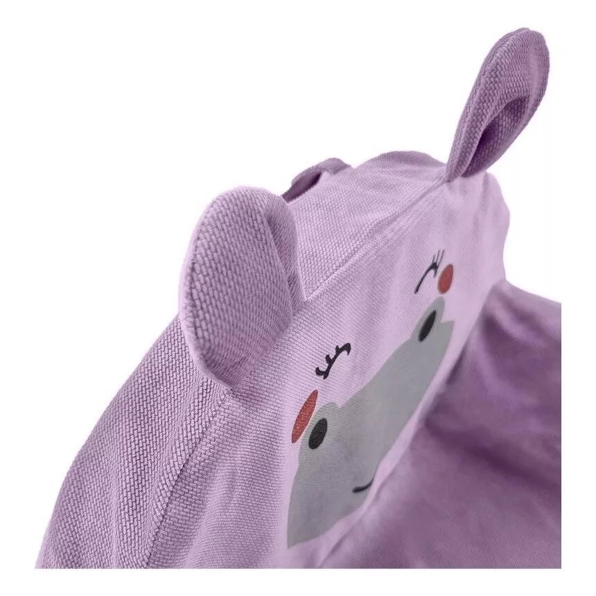 Vaikiškas fotelis Velvet HIPPO Purple