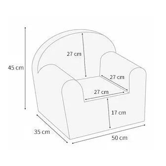 Vaikiškas fotelis Velvet HIPPO Purple