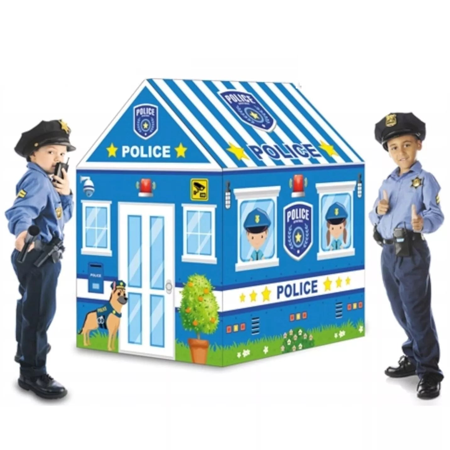 Vaikų žaidimų namelis-palapinė POLICE