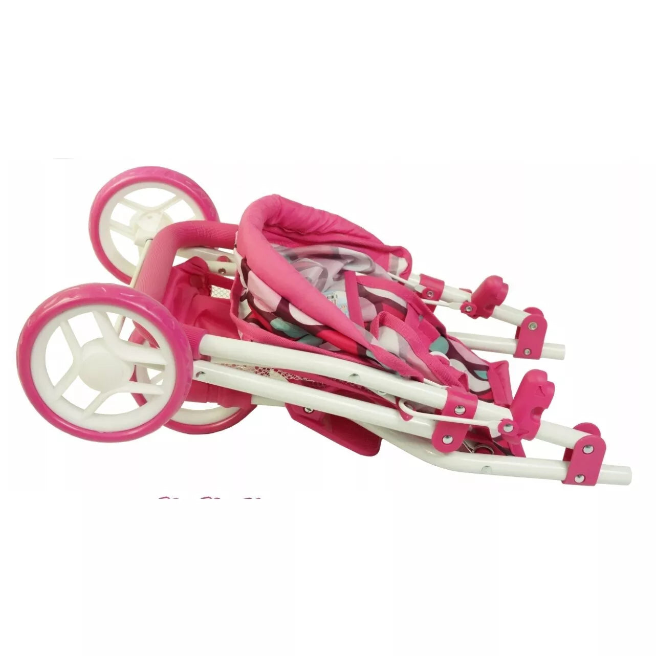 Vežimėlis lėlei 3 ratų 9326 Dots