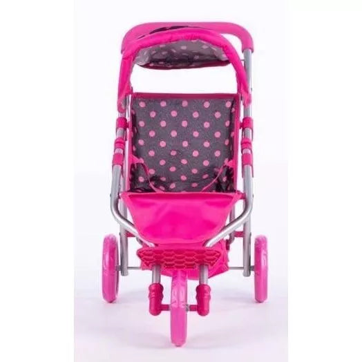 Vežimėlis lėlei 3 ratų 9326 Dots