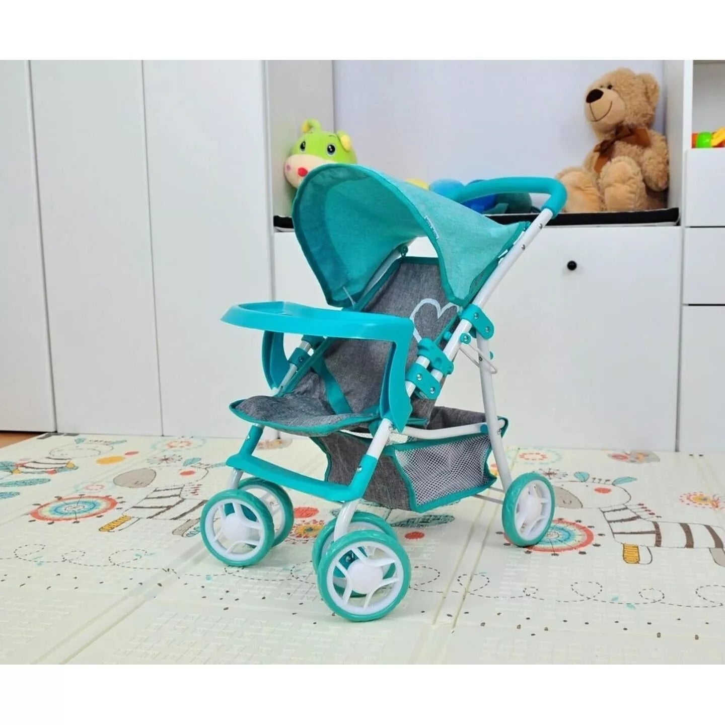 Vežimėlis lėlei Milly Mally KATE Mint