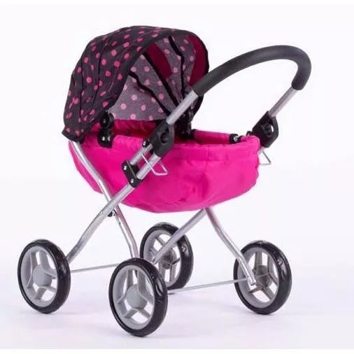 Vežimėlis lėlei SUSIE Pink Dots