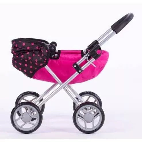 Vežimėlis lėlei SUSIE Pink Dots