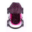 Vežimėlis lėlei SUSIE Pink Dots