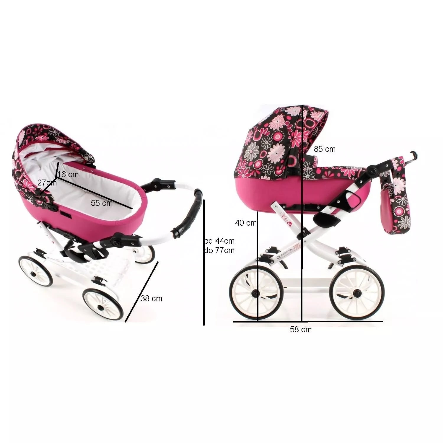 Vežimėlis lėlei VIKI