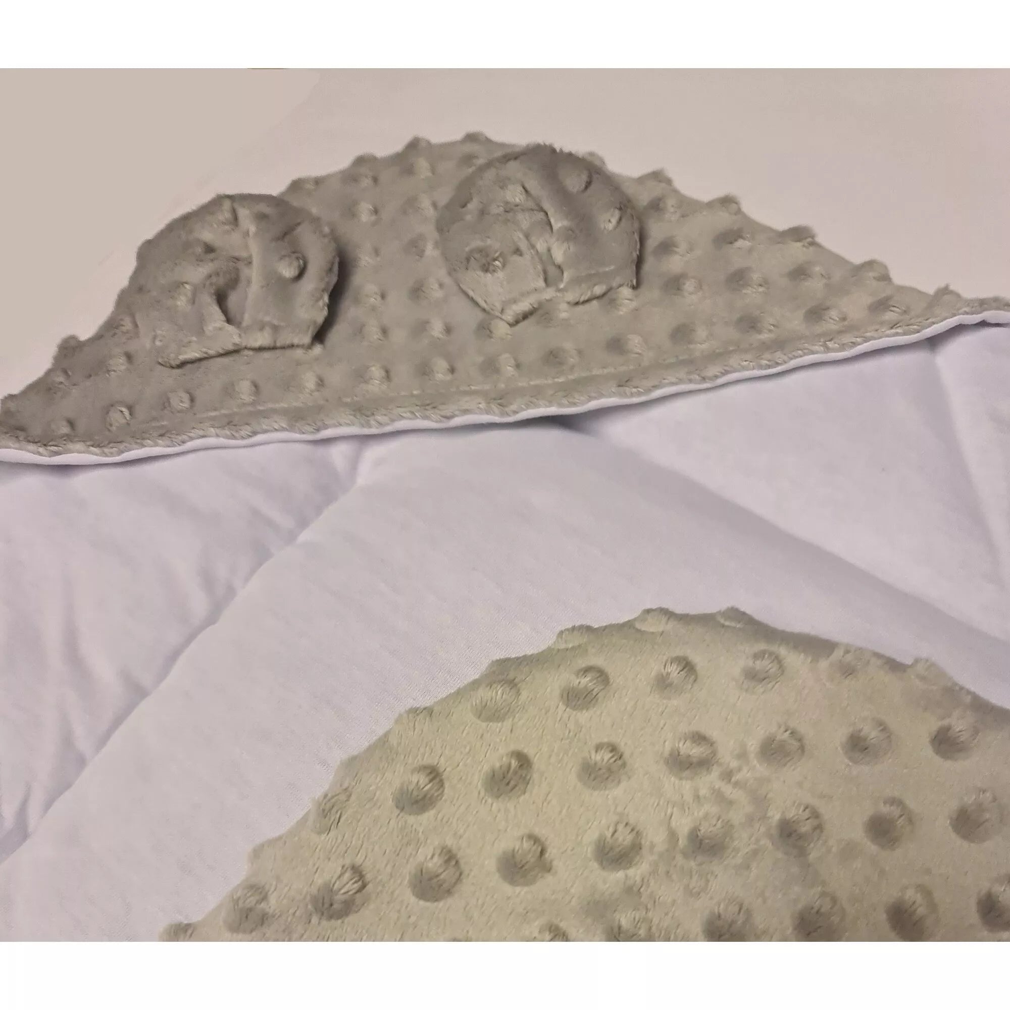 Vokelis-pledukas DuetBaby MINKI Grey