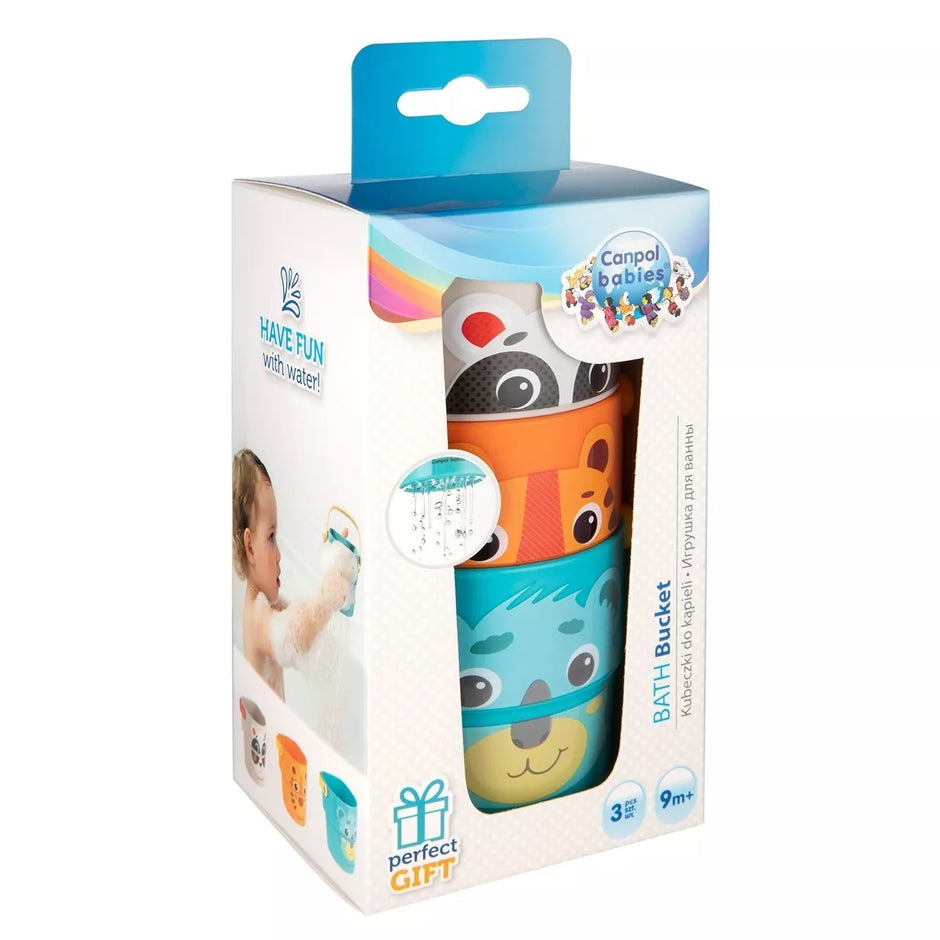 Vonios žaislas Canpol kibirėliai HELLO LITTLE 56/000