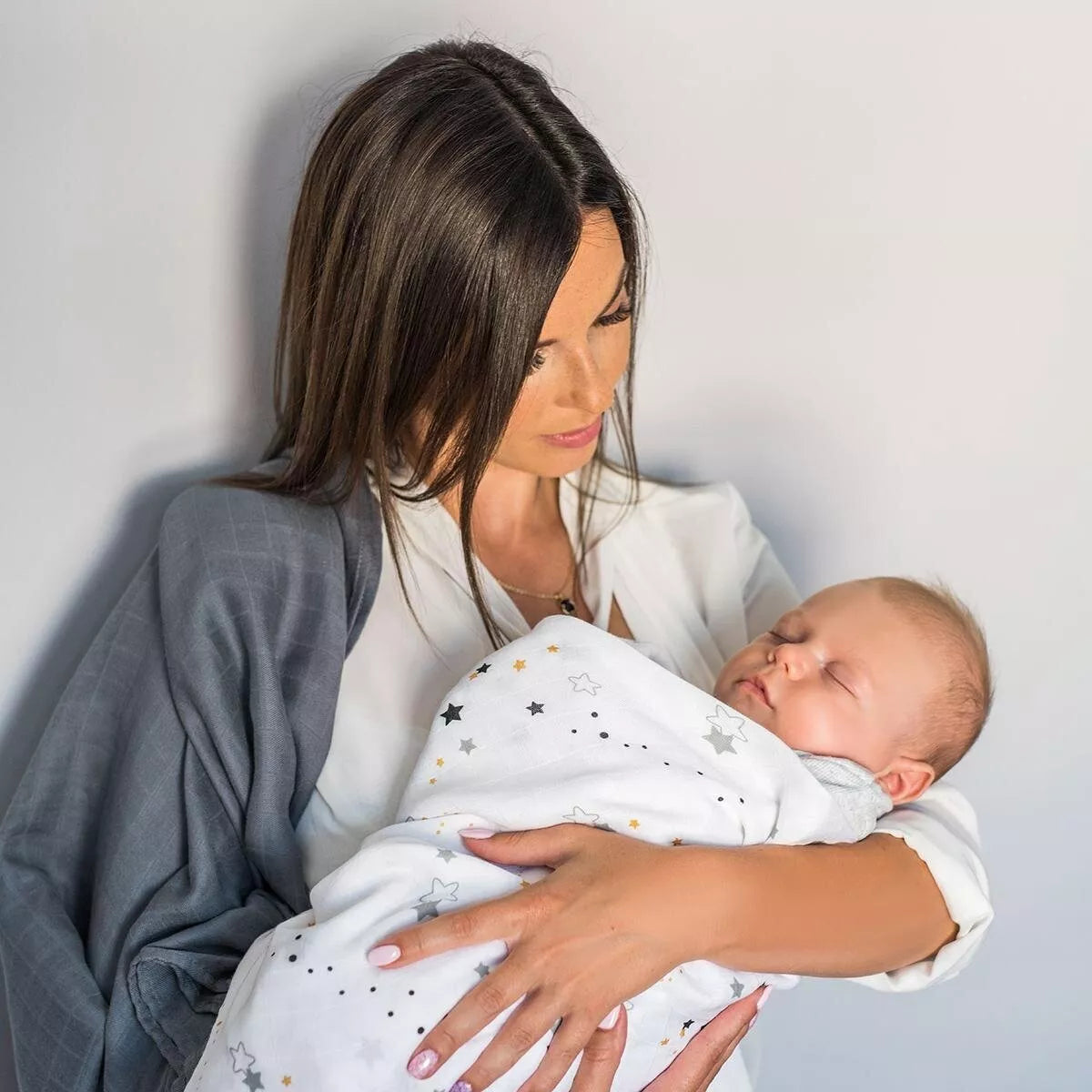 Vystyklai BAMBOO MUSLIN  BabyOno 537/02, 2 vnt