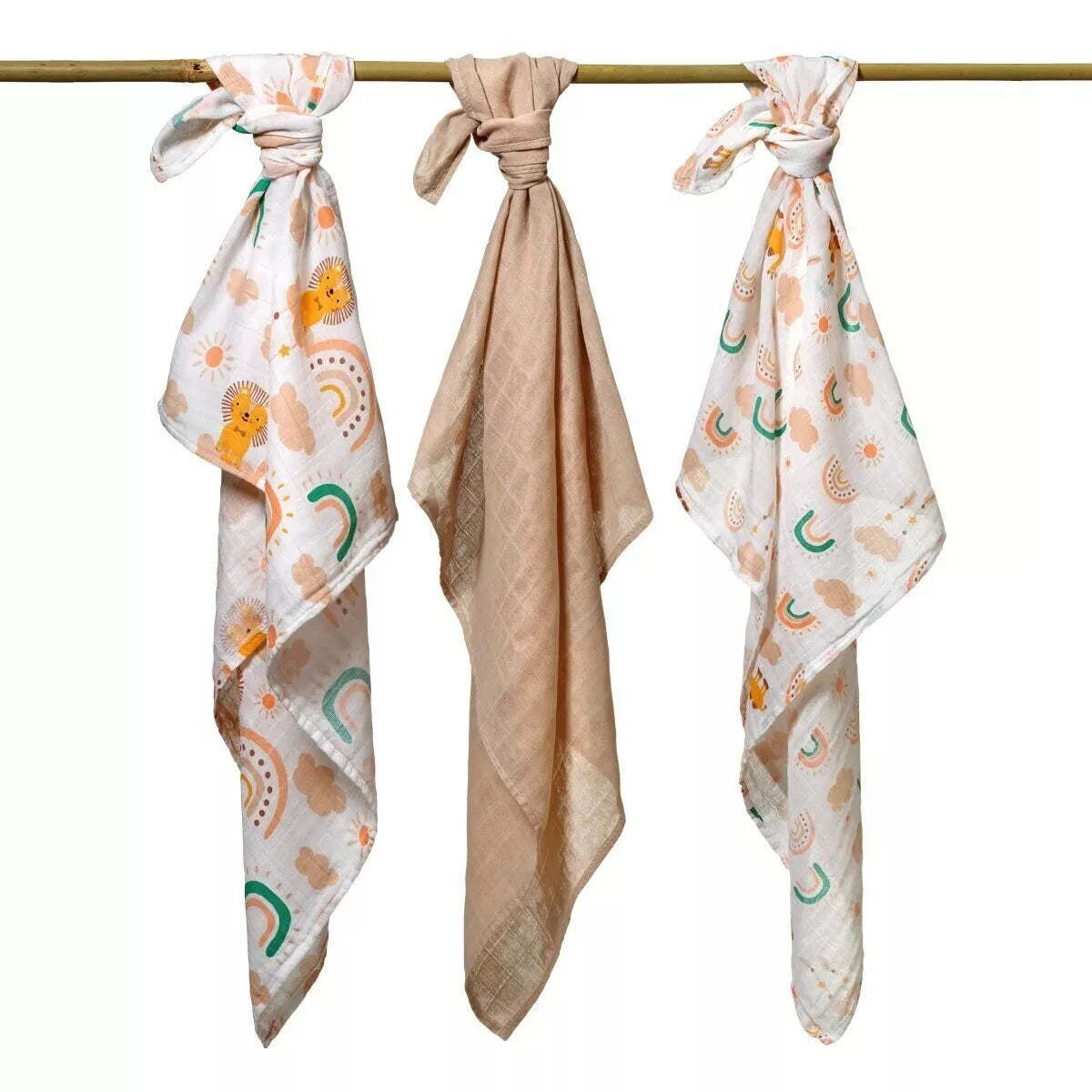 Vystyklai MUSLIN BabyOno 348/08-3 vnt