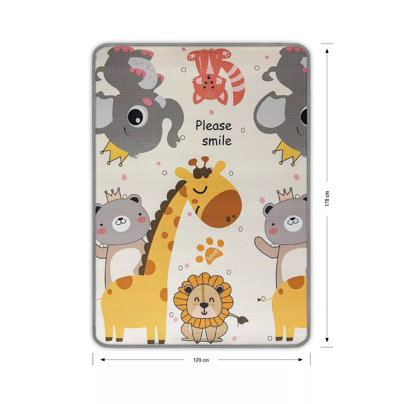 Žaidimų kilimėlis Milly Mally KINDER SEA and AFRICA