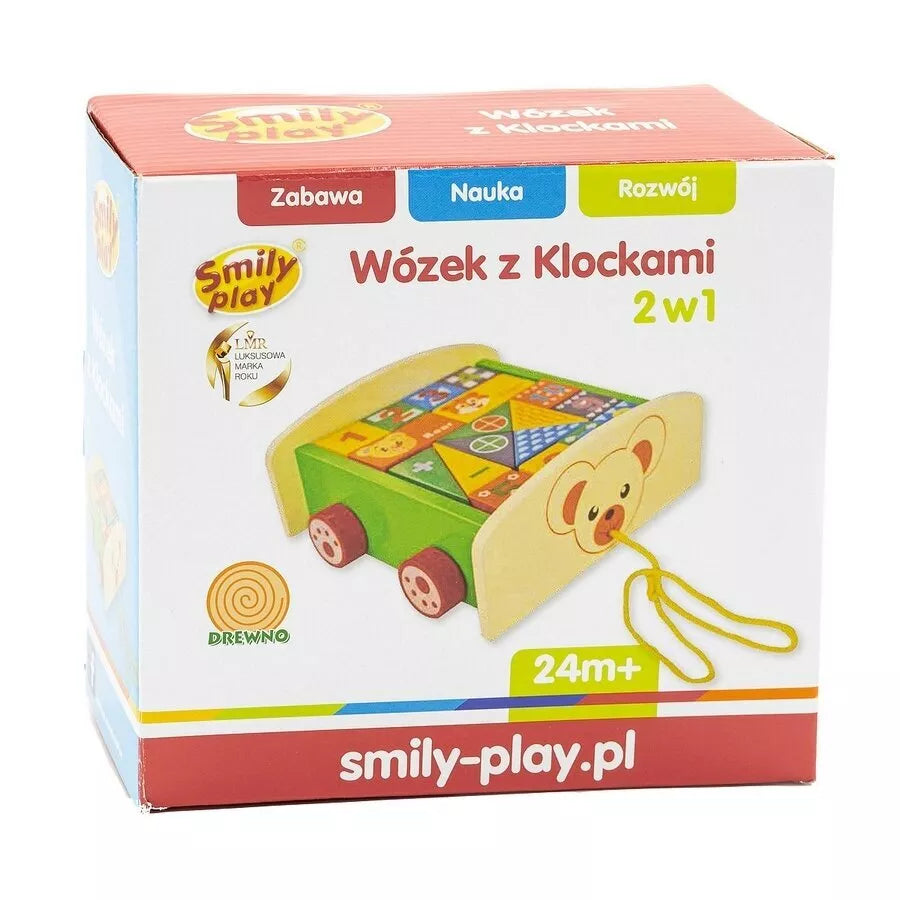Žaislas medinis Smily Play KARUTIS SU KALADĖLĖMIS, DT6084